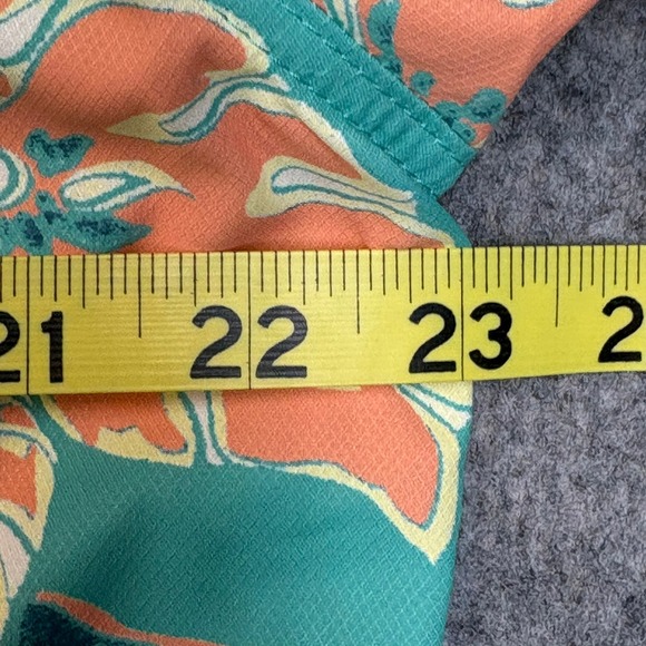 Faherty Shorelite Floral Button Down Shirt Mens M Ventilated Back NWT $148 - Picture 11 of 12